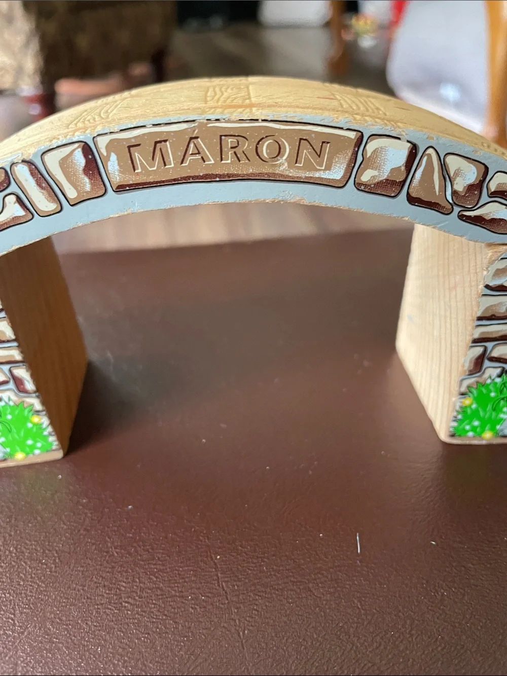 Three-Piece Wooden Thomas Train Track Bridge